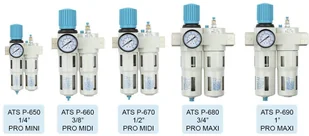 ATS Blok Przygotowania Powietrza ATS P-670 1/2"""""""" PRO MIDI 05-01-65 - Akcesoria pneumatyczne - miniaturka - grafika 8