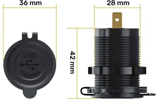 Alogy Ładowarka samochodowa zasilacz konektory Alogy 2x USB QC 3.0 LED 8857X5 - Ładowarki samochodowe - miniaturka - grafika 8