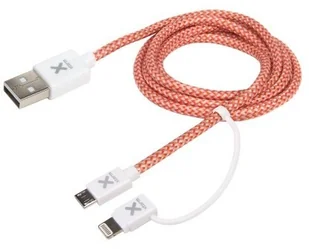 XTORM XTORM Kabel dual USB i lightning - Kable USB - miniaturka - grafika 6