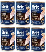 Mokra karma dla psów - Brit Premium by Nature Fish with Fish Skin 6x400g 36570-uniw - miniaturka - grafika 1