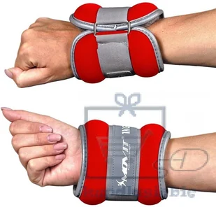 Movit Neoprenowe ciężarki mankiety odblaskowe - 2 x 1 kg - Pozostały sprzęt siłowy - miniaturka - grafika 16