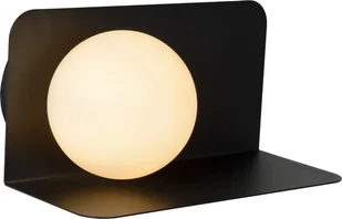 Lucide LAMPA ścienna BONNI 45200/01/30 szklana OPRAWA kula ball kinkiet czarna biała 45200/01/30 - Lampy ścienne - miniaturka - grafika 2