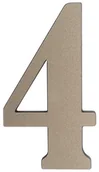 Numery na dom - Cyfra /4/ 5CM PLATYNA PVC - miniaturka - grafika 1