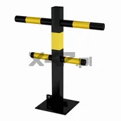 Wyposażenie miejsc publicznych - Polski produkt Blokada parkingowa składana X4-C typu choinka - miniaturka - grafika 1