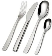 Zestawy sztućców - Alessi ""knif efor kspoon"" zestaw sztućców 24-częściowy, bloku noży z cylindrem AJM22S24M N - miniaturka - grafika 1