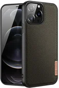 Etui i futerały do telefonów - Dux Ducis Fino etui pokrowiec pokryty nylonowym materiałem iPhone 13 Pro Max zielony - miniaturka - grafika 1