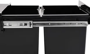 FENIKS vidaXL Kuchenny wysuwany, ciche zamykanie, 20 L vidaXL - Kosze na śmieci - miniaturka - grafika 6