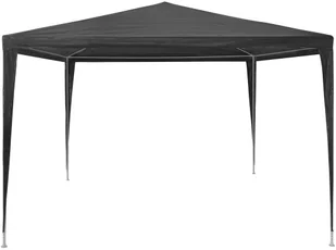 vidaXL Namiot imprezowy, 3 x 3 m, PE, antracytowy - Pawilony ogrodowe - miniaturka - grafika 4