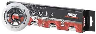 Nils EXTREME PU 76x24 82A BIAŁE MATOWE KÓŁKA (4 szt.) EXTREME - Akcesoria do skatingu - miniaturka - grafika 4