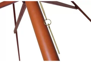 vidaXL vidaXL Parasol przeciwsłoneczny w kolorze białym o wysokości 258 cm. - Parasole ogrodowe - miniaturka - grafika 5