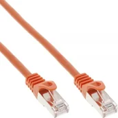 Kable miedziane - InLine Patchcord SF/UTP Cat.5e pomarańczowy 0.25m 72522O - miniaturka - grafika 1