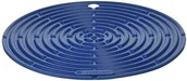 Podstawki pod garnki - Le Creuset 93000230312200 łapki do garnków Klassik silikonowe, okrągły, 25 x 25 x 5 cm, niebieski 93000230312200 - miniaturka - grafika 1