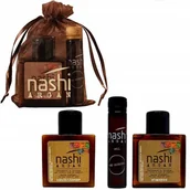 Zestawy kosmetyków damskich - Olejek Arganowy + Szampon + Odżywka Zestaw Nashi - miniaturka - grafika 1