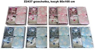 Sun-day Grzechotka 13cm Sa z Kocykiem Z2437 Wb - Grzechotki dla dzieci - miniaturka - grafika 2