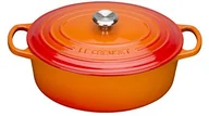 Naczynia żaroodporne - Le Creuset Signature brytfanna owalna, 31cm, pomarańczowy, 31 cm 21178310902430 - miniaturka - grafika 1