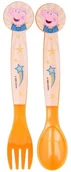 Sztućce dla dzieci - Peppa Pig Peppa Pig - Zestaw sztućców (Łyżka i widelec) 41217 - miniaturka - grafika 1