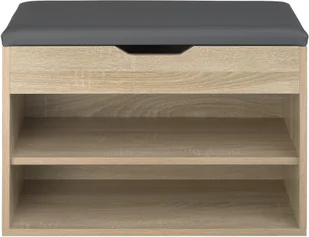 tectake Szafka na buty z ławką Jasmina - wzór drewna 403616 - Szafki na buty - miniaturka - grafika 5