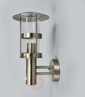 LAMPENWELT.COM Kinkiet zewnętrzny Noemi z czujnikiem ruchu - Lampy ogrodowe - miniaturka - grafika 4