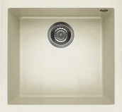 Zlewozmywaki - Elleci Komora QUADRA 102 BSO bianco antico G62 GRANITEK LGQ10262BSO - miniaturka - grafika 1