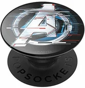 Uchwyty samochodowe do telefonów - Logo PopSockets PopSockets PopGrip - Rozkładany uchwyt i podstawka do telefonów oraz tabletów z wymiennymi krążkami PopTops - Shattered Avengers 100753 - miniaturka - grafika 1