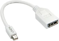 Złącza, przejściówki, adaptery - Lindy 41021 Adapter konwerter przejsciówka) Mini DisplayPort DisplayPort wtyk-gniazdo) LY-41021 - miniaturka - grafika 1