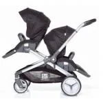 Wózki dziecięce - Red Castle Evolu Twin Noir Black - miniaturka - grafika 1