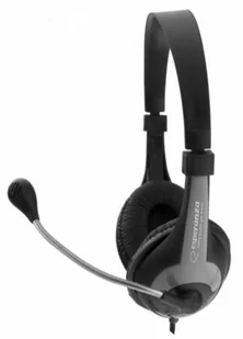 Esperanza EH158 Rooster czarno-szare - Słuchawki Esperanza EH158 Rooster czarno-szare - Słuchawki - miniaturka - grafika 1