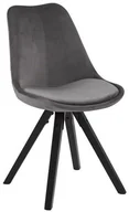 Krzesła - Actona Krzesło Dima ciemnoszare 4582 - miniaturka - grafika 1