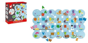 Janod Puzzle Uczę się alfabetu wersja angielska, - Klocki - miniaturka - grafika 5