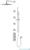 Zestawy prysznicowe - Omnires Fresh podtynkowy zestaw prysznicowy termostatyczny chrom SYSFR12XCR | - miniaturka - grafika 1