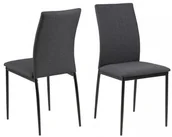 Krzesła - Actona Krzesło Demina szary 82219 - miniaturka - grafika 1