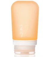 Butelki dla niemowląt - Humangear Podróżna silikonowa butelka do samolotu Humangear GoToob+ M - orange HG3144-E - miniaturka - grafika 1