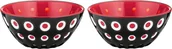 Miski i półmiski - Guzzini Miseczki na przekąski Le Murrine 12,5 cm czarno-czerwone 2 szt. 279412146 - miniaturka - grafika 1