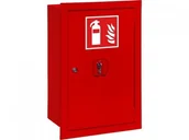 Sprzęt przeciwpożarowy - Boxmet Szafka ochronna na 3 gaśnice 1/2 kg - wnękowa SG1/2-W-3 - miniaturka - grafika 1