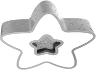 Lampy sufitowe - Decorativi Lampa do pokoju dziecinnego na pilota sufitowa szare gwiazdki 28W 407 Decorativi 407 - miniaturka - grafika 1