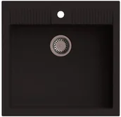 Zlewozmywaki - AXIS GROUP Zlew Antiga 1-komorowy dark chocolate - miniaturka - grafika 1