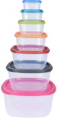 Pojemniki kuchenne - Koopman Zestaw plastikowych pojemników 7 szt. - miniaturka - grafika 1