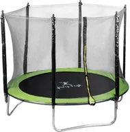 Trampoliny - Uniprodo Trampolina ogrodowa 244 cm 100 kg siatka UNI_TRAMPOLINE_06 - miniaturka - grafika 1