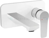 Baterie umywalkowe - Ferro Adore White bateria umywalkowa chrom BDR3PA - miniaturka - grafika 1