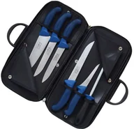 Noże kuchenne - Profi KDS Zestaw noży rzeźniczych LINE niebieskie - miniaturka - grafika 1