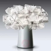 Lampy stojące - Slamp Clizia - designerska lampa stołowa szary dym - miniaturka - grafika 1