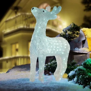 KonstSmide wietlisty renifer LED na zewnątrz 60cm - Pozostałe oświetlenie - miniaturka - grafika 2