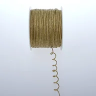 Pozostałe akcesoria świąteczne - Deko AS GmbH Drut papieru złota 2 MM 100 m 601 07 601-07 - miniaturka - grafika 1