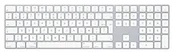 Klawiatury - Apple mq052 °F/A Bluetooth AZERTY Francuski Biały klawiatura  klawiatur (Bluetooth, uniwersalny, AZERTY, francuski, bezprzewodowy, uniwersalny) MQ052F/A - miniaturka - grafika 1