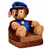 Fotele i pufy dla dzieci - Fotel Dla Dzieci Rozkładany Pufa Fotelik Pluszowy - miniaturka - grafika 1