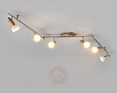 Lampy sufitowe - Lampenwelt 6-punktowa lampa sufitowa LED MARENA - miniaturka - grafika 1