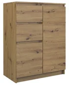 Komody - Nowoczesna Komoda Dąb Artisan A2-W81 - miniaturka - grafika 1