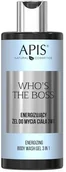 Kosmetyki do kąpieli - Apis who's the boss energizujący żel do mycia ciała 3w1 300ml P141584 - miniaturka - grafika 1