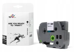 Brother tb print TB Print Taśma TBTB-TZE251 Czarny na Białym 24x8mm 1szt TBTB-TZE251 - Dodatki do drukarek i skanerów - miniaturka - grafika 2