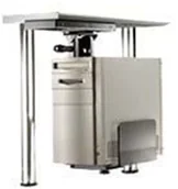 Podnóżki, podpórki, podkładki - Roline ROLINE CPU Holder black with rotation function 17.03.1129 - miniaturka - grafika 1